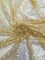 1 Yard Gold Confetti Sequin Mesh Fabric Polyester Mini Sparkle Tulle 42″ Wide